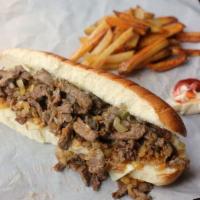 Spicy Jalapeno Cheese Steak · Onion, green pepper and jalapeno.