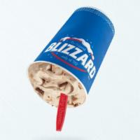 Heath Blizzard Treat · Heath candy pieces blended with chocolate sauce and creamy vanilla soft serve.
