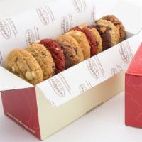 BX8. One Dozen Gourmet Cookies · Conveniently gift boxed, these delicious gourmet cookies will help to sweeten the day of a f...