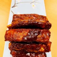 AMAZING Hunan BBQ Ribs 芳香排骨 · Ribs that have been broiled, roasted, or grilled. 