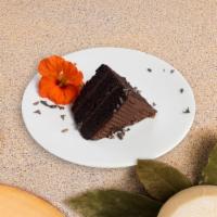 Chocolate Supreme Cake  · A slice of moist chocolate cake layered with chocolate frosting.