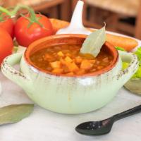 Lentil Soup · Vegan soup made with lentils, fresh veggies, and seasonings.