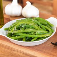 Garlic Green Beans · Fresh green beans sauteed with fresh garlic and Greek olive oil. Garlicky goodness!