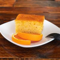 Portokalopita (Orange Cake) · Phyllo dough, greek yogurt, orange, cinnamon, olive oil


