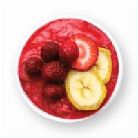 Razzle Dazzle Smoothie · Raspberry, coconut water, strawberry, banana, and lime.