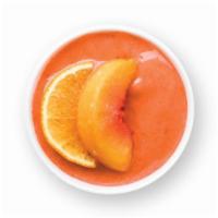 Alive Smoothie · Peaches, orange juice, strawberry, and banana.