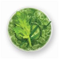 Green Machine Juice · Wheatgrass, cucumber, celery, parsley, spinach, kale, and lemon.