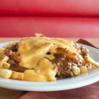 Chili Cheese Fries · Big Boy Coney chili over fries topped with 4 cheese sauce.