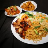 4 Entree Combo · Choose any full side or two half sides and four entree