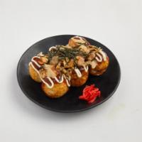 Takoyaki · Pan fried octopus balls