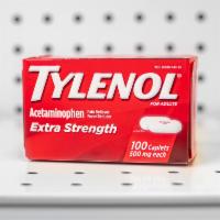 Tylenol Extra Strength Caplets · 100 count.
