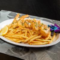 Shrimp Basket · Deep-fried toasted in unhuh unhuh sauce with fries.