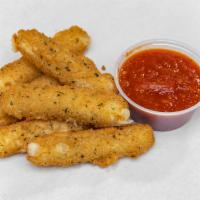 Mozzarella Sticks · 6 pieces. Fried cheese. 