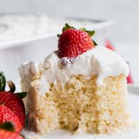 Fresh Milky Tres Leche Slice · For those who have not tried our tres leches cake let us describe it as a moist, creamy and ...