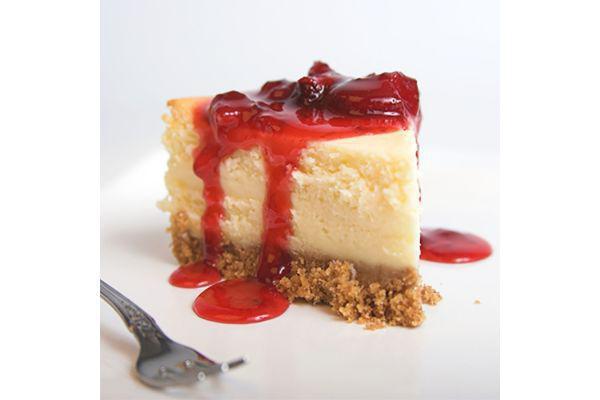 Strawberry Cheesecake Slice with Whip Cream · Americas favorite cheesecake individually wrapped for a convenient everyday sweet treat.