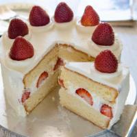Strawberry Shortcake Slice with Whip Cream · Americas favorite cake individually wrapped for a convenient everyday sweet treat. Made with...