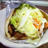 Gyro Wrap · With lettuce, tomatoes, onion and tzatziki sauce.