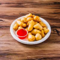 75. Sweet and Sour Chicken · Sweetened sauce with  vinegar base.
