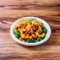 C19. General Tso's Chicken Combination · Hot and spicy.
