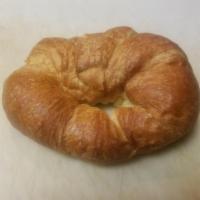 Croissant with butter · 