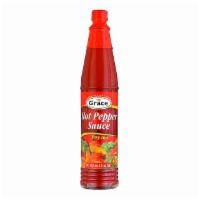 Grace Hot Pepper Sauce (3 oz.) · Grace Hot Pepper Sauce is tasty heat that is guaranteed to put some sweat on your forehead. ...