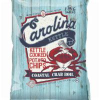 Crab Boil Potato Chips (2 oz.) · Nothing tastes better on a Carolina summer day than a low country crab boil.  A secret selec...