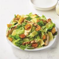 Regular Chicken Caesar Salad · Fresh-cut lettuce blend, grilled chicken, Parmesan cheese and croutons made daily.
