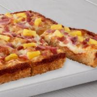 Hawaiian Pizza · Pizza sauce, premium mozzarella, ham, bacon and pineapple.