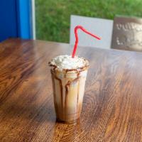 Snickers Latte · Tastes just like the candy bar but better! It's chocolate, caramel and hazelnut syrups (whow...