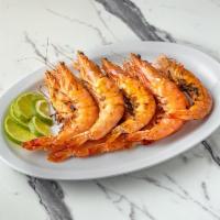 Grilled Shrimp · Korean style grilled(charcoal)  with shrimp