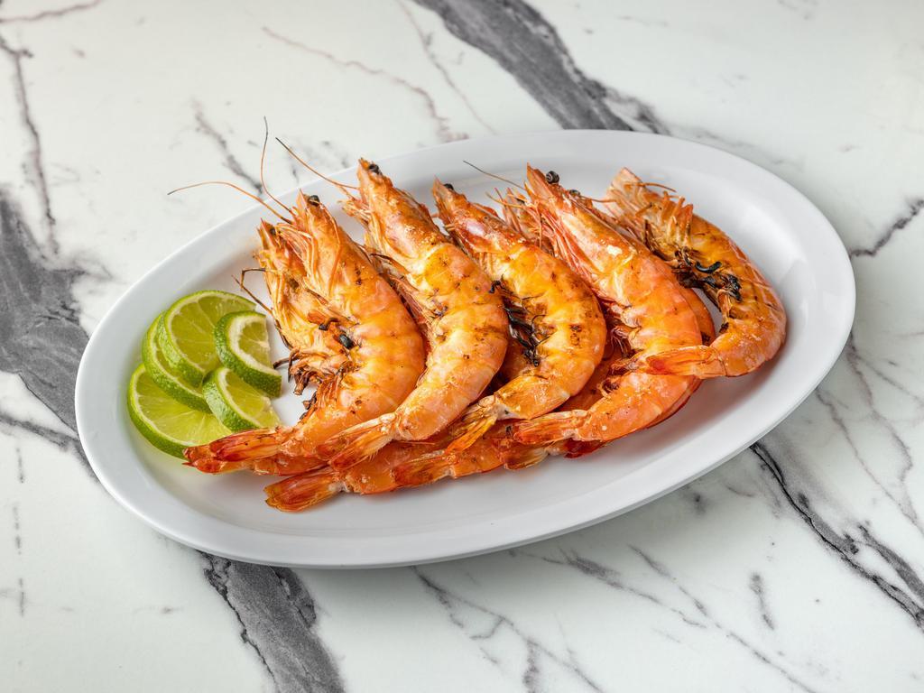 Grilled Shrimp · Korean style grilled(charcoal)  with shrimp