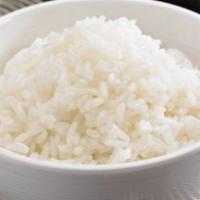 Steamed white rice · 