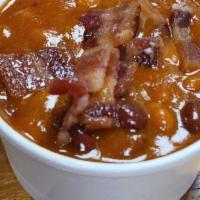 Brown Sugar Baked Beans with Applewood Bacon · 