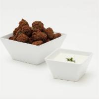 Falafel Plate · Served with basmati or brown rice and pita.