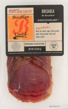 Bresaola · Air dried beef, perfect for charcuterie.