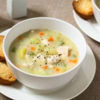2. Chicken Soup · A hearty blend of chicken breast and fresh garden vegetables.