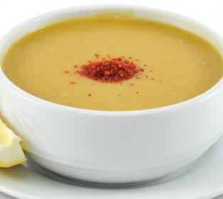 4. Lentil Soup · Pureed red lentil, onion, carrot, garlic, butter, tomato paste, black pepper and mint.