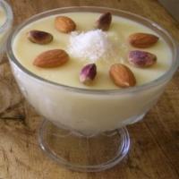 52. Almond Pudding · A sweet almond milk pudding with a hint of vanilla.