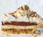 Caramel Pecan Silk Supreme Pie  · A rich and decadent pie featuring a layer of our classic French Silk, a creamy supreme filling, and a layer of caramel and Texas pecans. Topped with real whipped cream and drizzled with chocolate sauce, caramel and pecans.