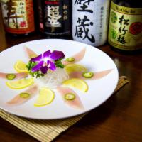 Yuzu Yellowtail Special · Yellowtail sashimi match with jalapeno, served with yuzu citrus sauce.