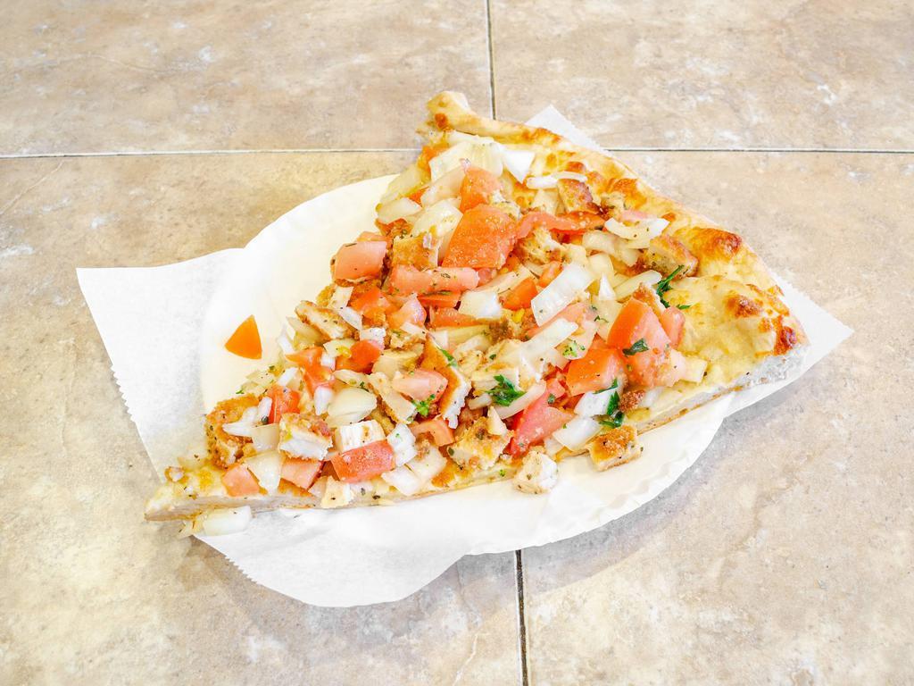 Chicken Tomato Onion Slice Pizza · 