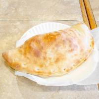 Spinach, Chicken and Cheese Calzone · 