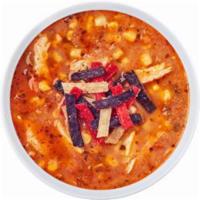 Chicken Tortilla Soup ·  tender chicken, roasted corn, diced tomatoes, monterey jack and jalapeno peppers. calories:...