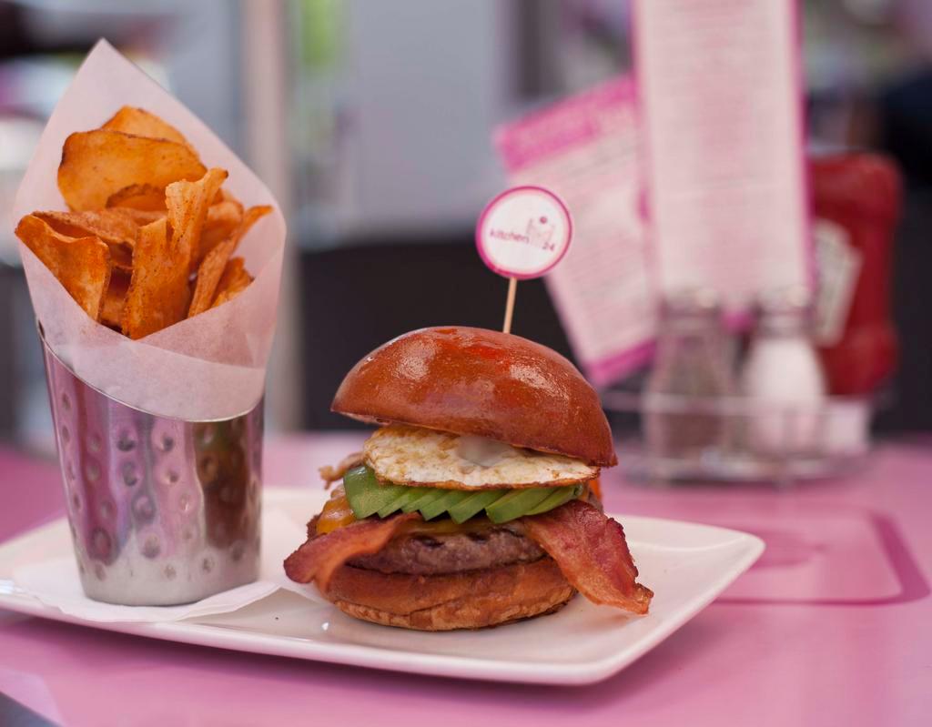 Kitchen 24 (West Hollywood) · American · Breakfast · Dessert · Diner · Dinner · Hamburgers · Healthy · Salads · Sandwiches
