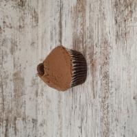 Peanut Butter Cup · Chocolate cake filled with fluffy peanut butter filling, topped with chocolate icing.