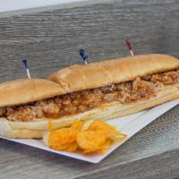 Chicken Parmesan Sub · Served on a white or whole wheat sub roll. 