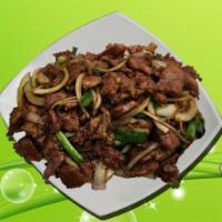Bf11. Mongolian Beef · With white rice.
