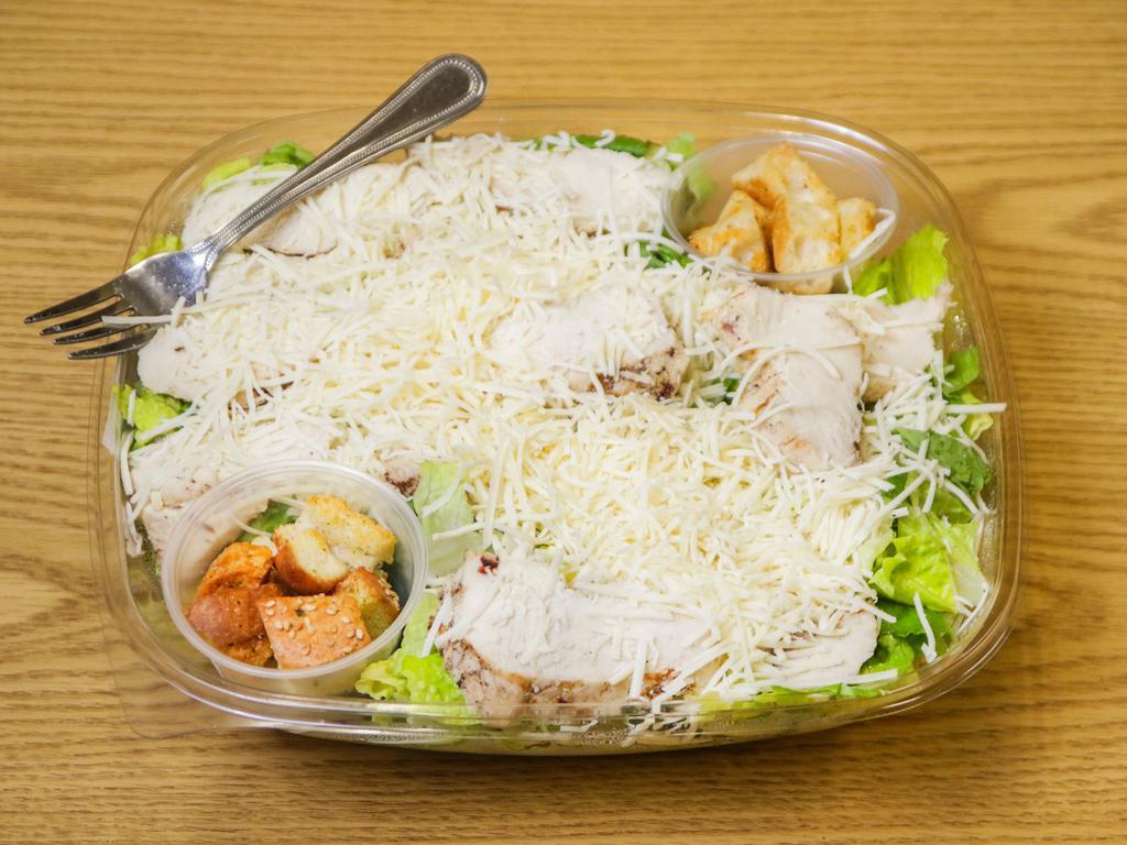 Family Size Caesar Salad · Classic Caesar Salad. Serves 4. Dressing not included.