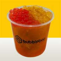 Craving - Strawberry Popper/Passion Fruit Jelly · Organic White Tea/Passion Fruit/Strawberry/Peach, 24oz Fat Cup