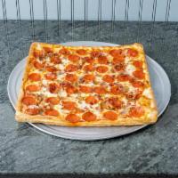 Meat Lovers Pizza · Sausage, meatballs, bacon and pepperoni. 